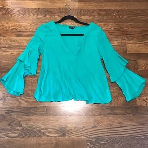 Topshop Ruffle Blouse